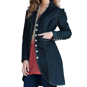 women's plus size duster coat